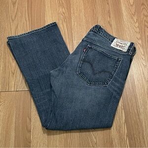 Levis 507 Men’s 36x30 (37x30) Slim Bootcut Jeans Dark Blue Denim Western Classic